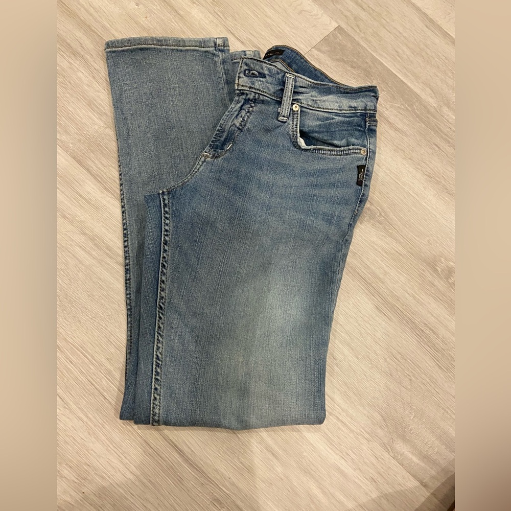Silver Jeans Light Blue Straight Leg Denim
